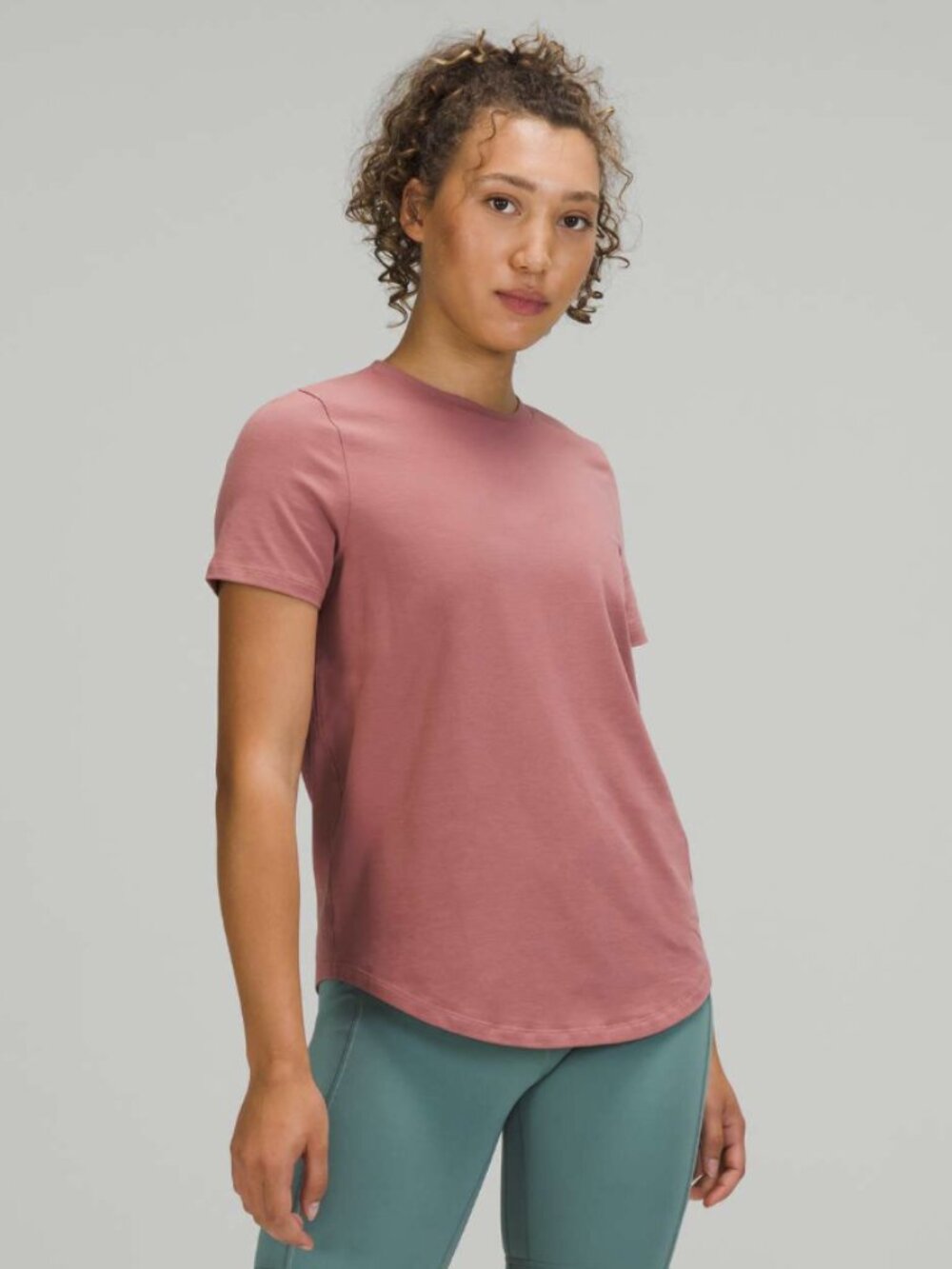 Lululemon Love Crew Short Sleeve T-Shirt *Lightweight Spiced Chai size est 12